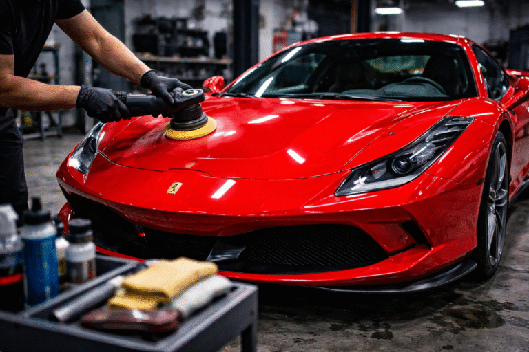 Ferrari Paint Repair Protecting Exotic Paint the Right Way